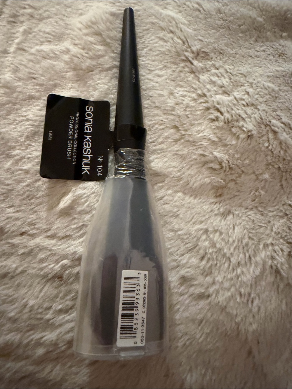 Sonia Kashuk Black Powder Brush with Clear Protective Cap